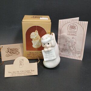 1988 My Gift Come True Puppy Vintage NWT Precious Moments Ornament / Figurine C3